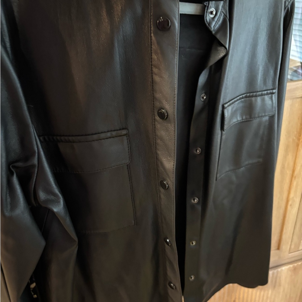Boss Black Leather Jacket